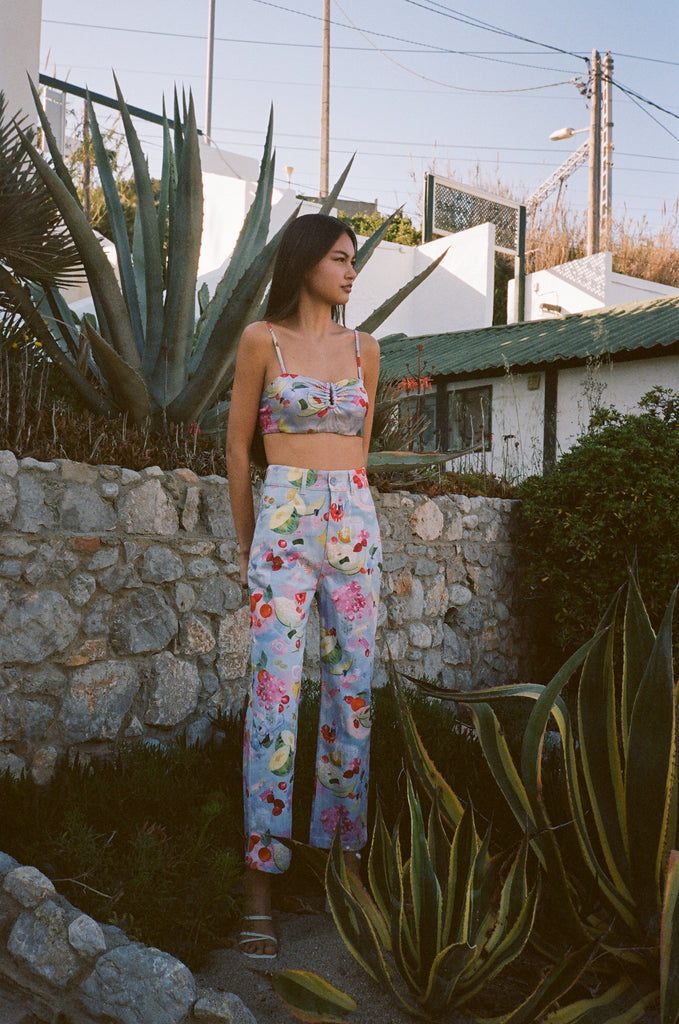 DANIELA printed pants bodegón – STUDIO FANTASTIQUE - sustainable clothing